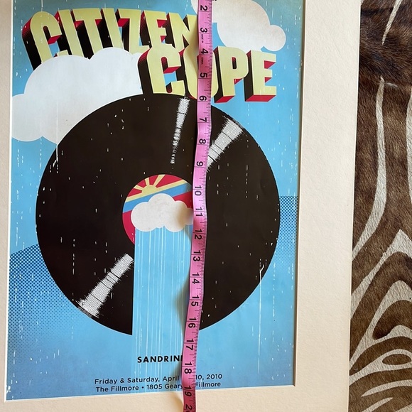 Citizen Cope Sandrine Concert Poster - Picture 4 of 4